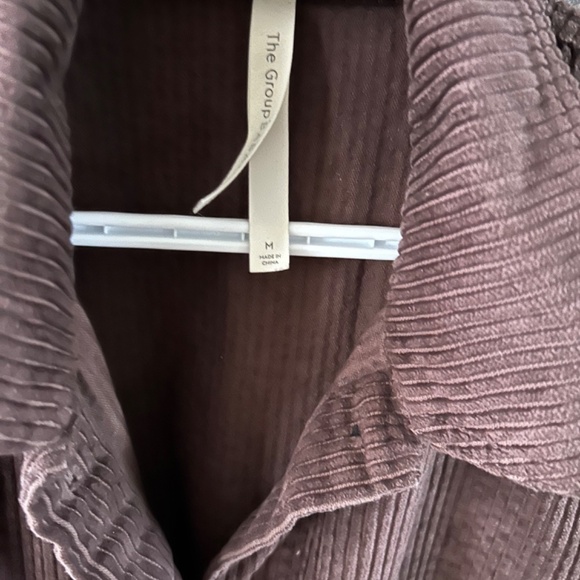 Artizia The Group Babaton Corduroy Button Down Shirt Brown - Size Medium - Picture 3 of 3